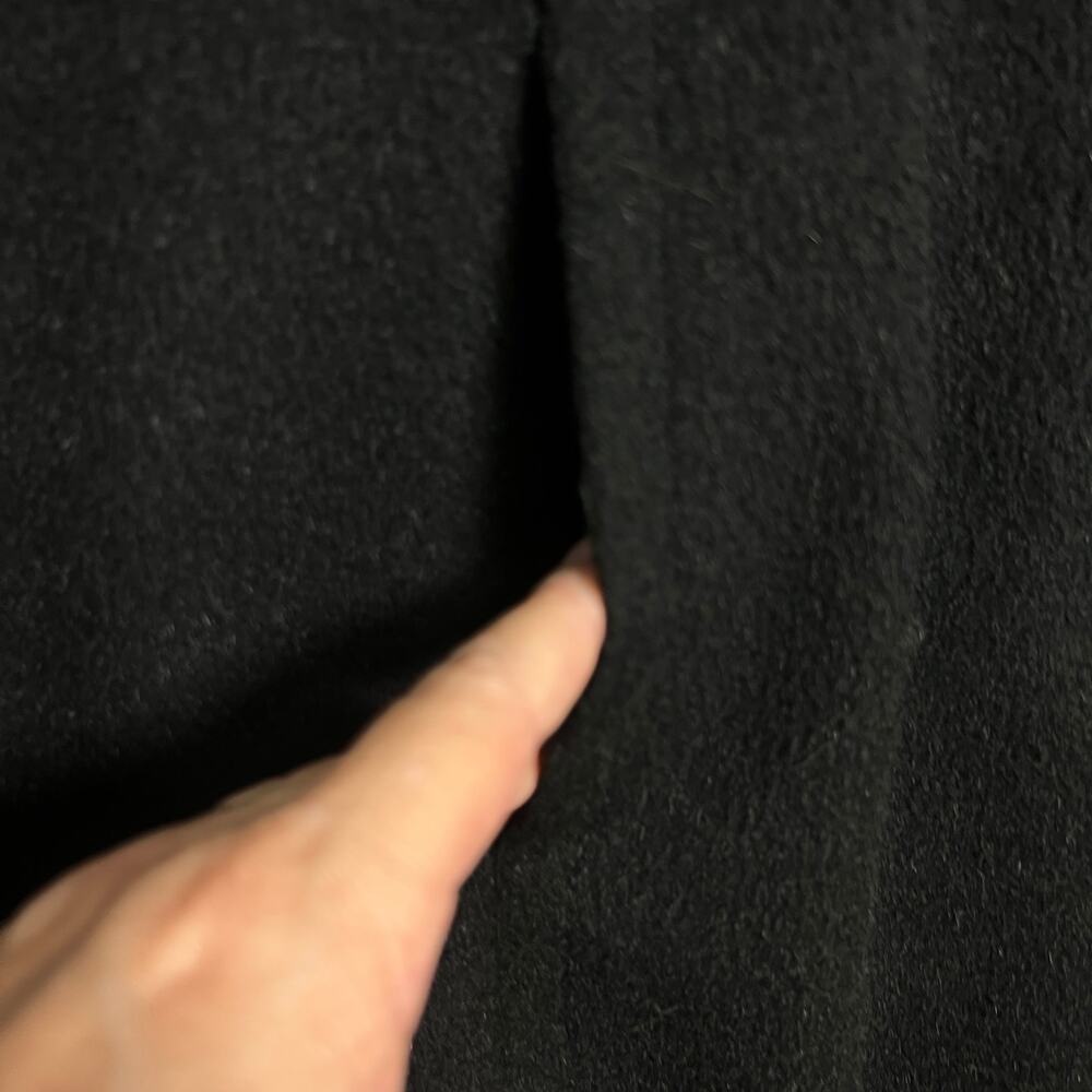 Vintage 60s Wool Swing Coat Black Mink Fur Collar Lined Size Large Camel Hair(?) - Picture 11 of 14
